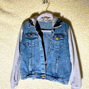 Kids jean with jersey jacket 💙